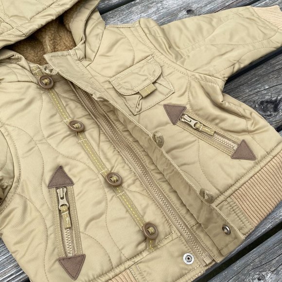 Baby Gap Hoodie Jacket Coat (0-6M) - Picture 4 of 12